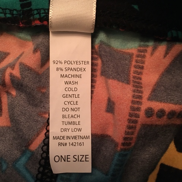NWOT LuLaRoe Leggings - One Size (OS) - Picture 4 of 5